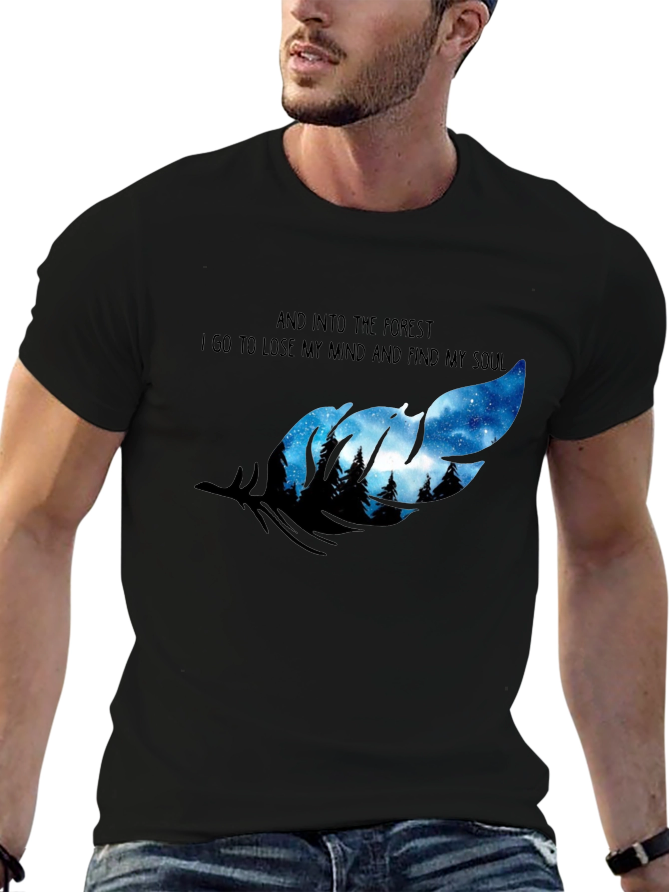 Forest Soul Graphic T-Shirt - Nature Lover Tee