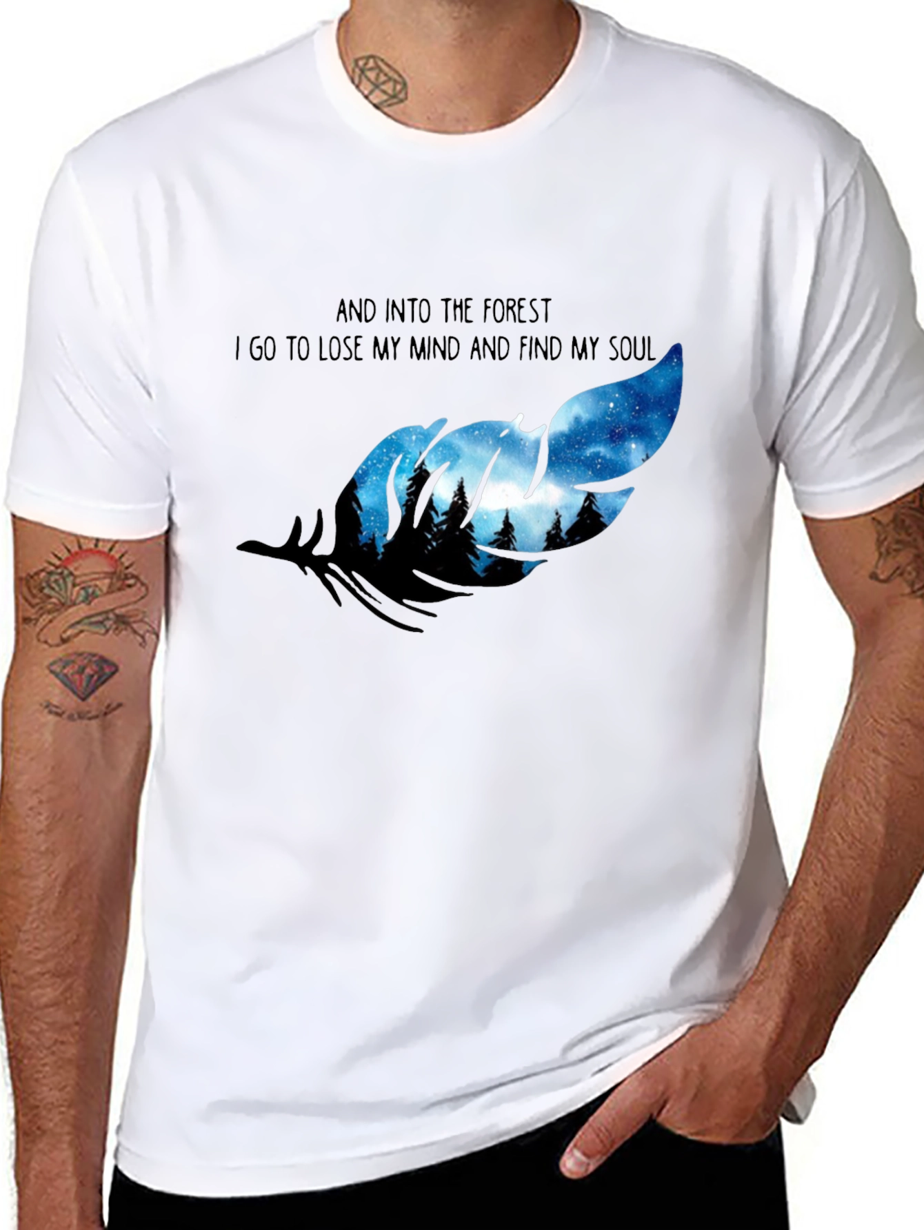 Forest Soul Graphic T-Shirt - Nature Lover Tee