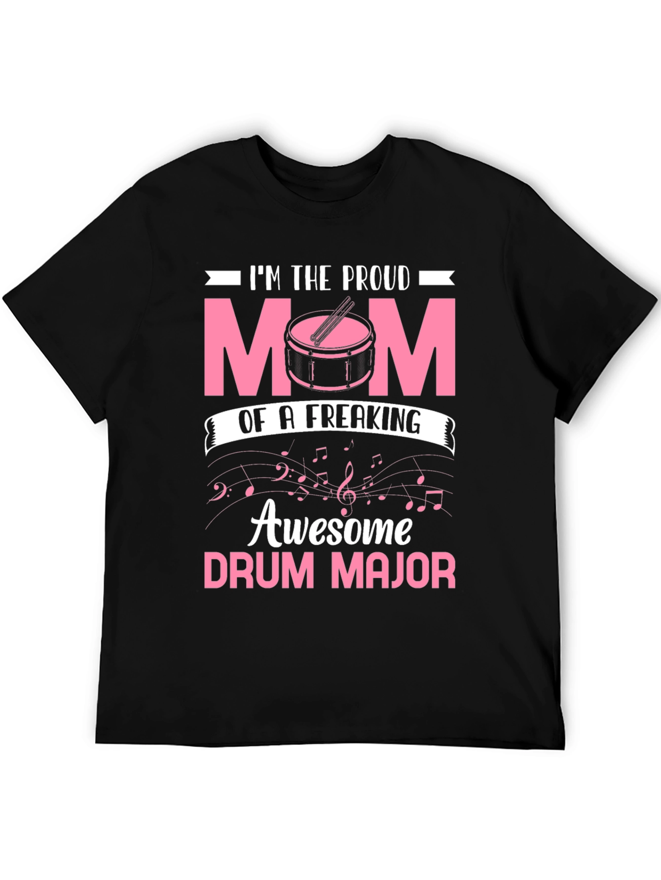 Proud Drum Major Mom T-Shirt - Awesome Band Tee