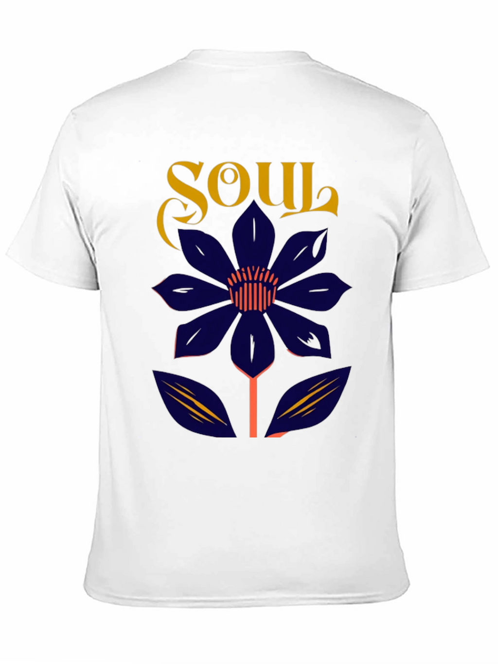 Soul Flower Graphic Tee - Unisex Black Cotton T-Shirt