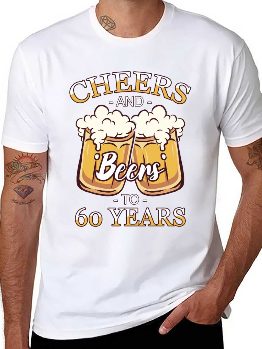 Cheers and Beers to 60 Years T-Shirt