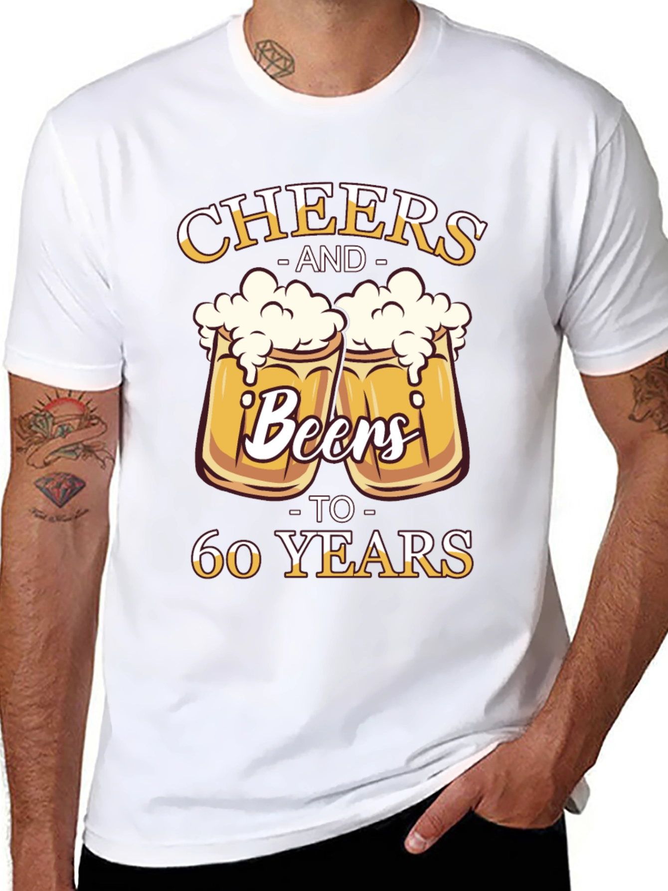 Cheers and Beers to 60 Years T-Shirt