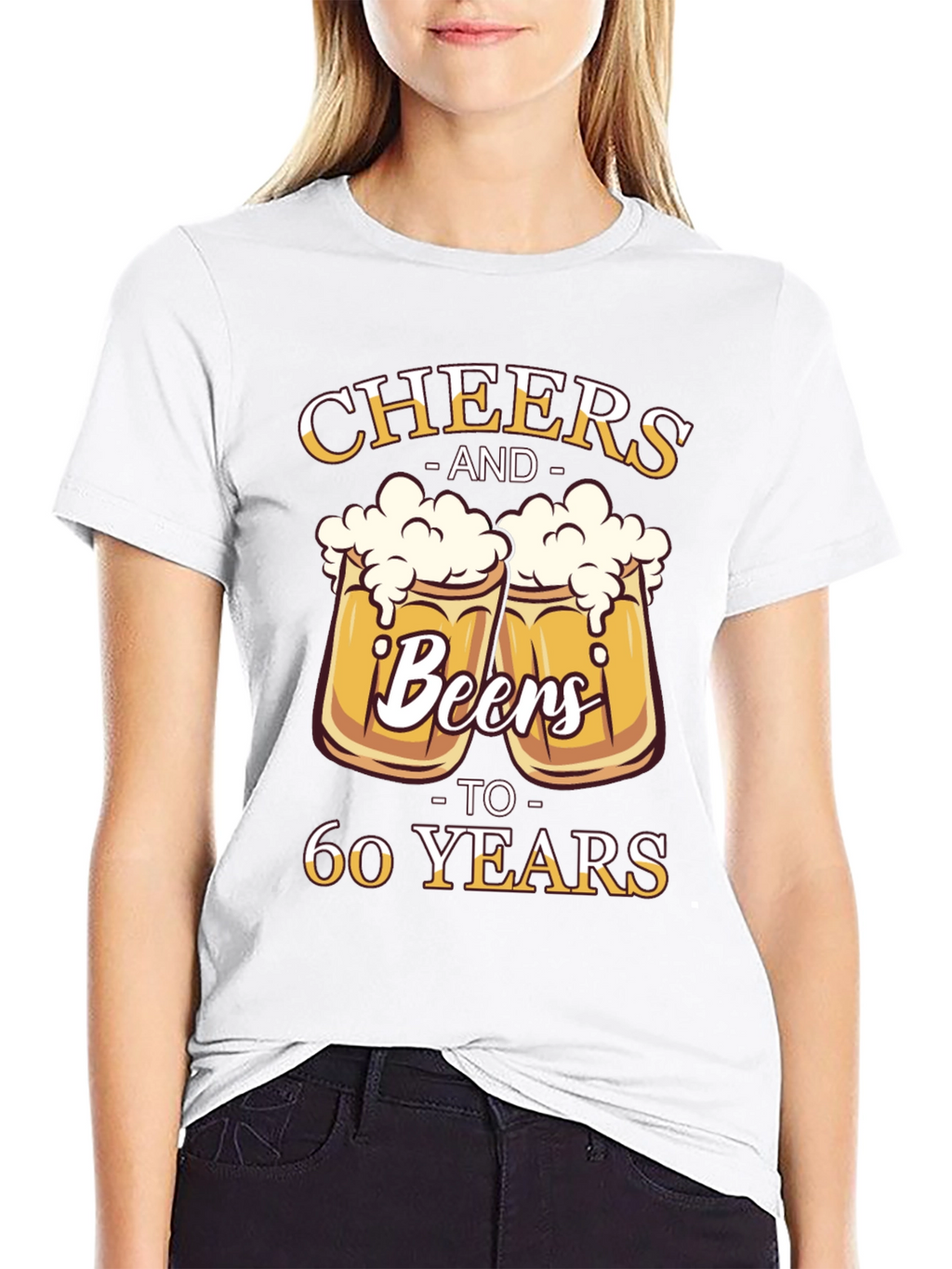 Cheers and Beers to 60 Years T-Shirt