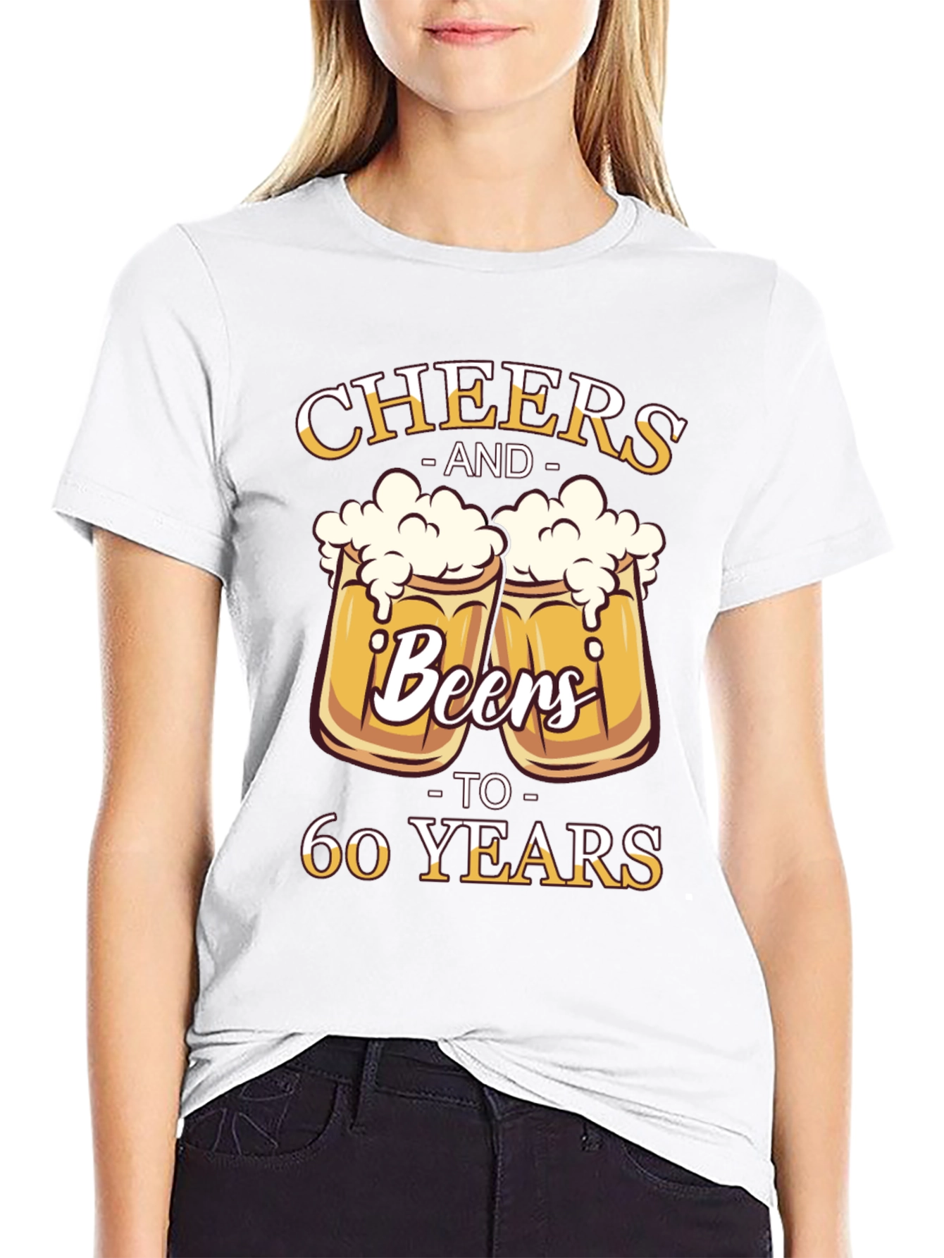 Cheers and Beers to 60 Years T-Shirt