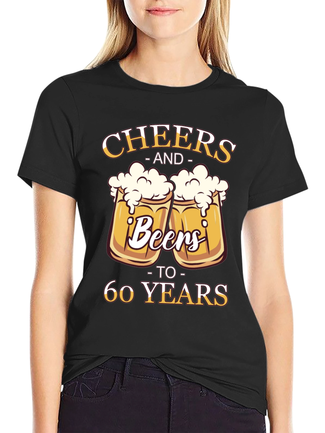 Cheers and Beers to 60 Years T-Shirt