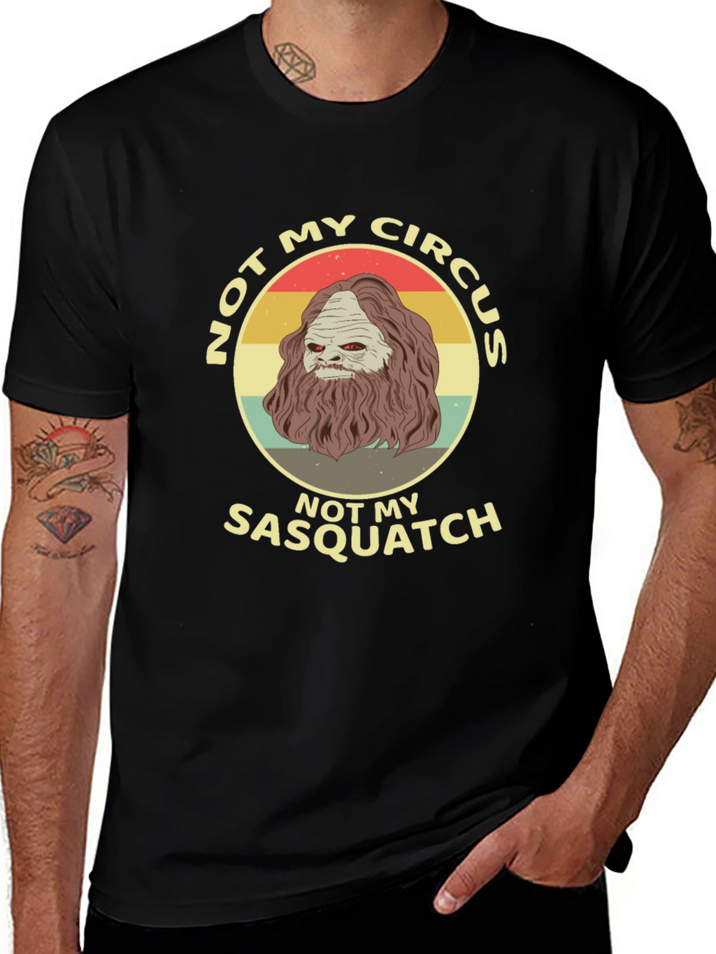 Not My Circus Sasquatch Graphic Tee