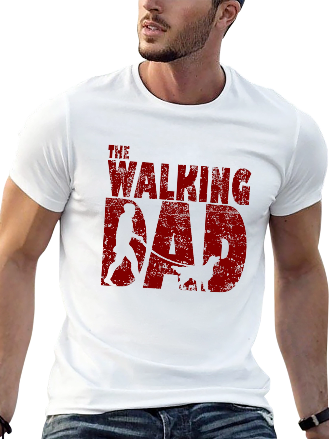 The Walking Dad Graphic Tee - Black