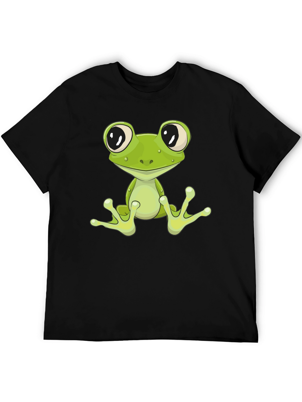 Frog Graphic Tee - Cool Cartoon Animal T-Shirt