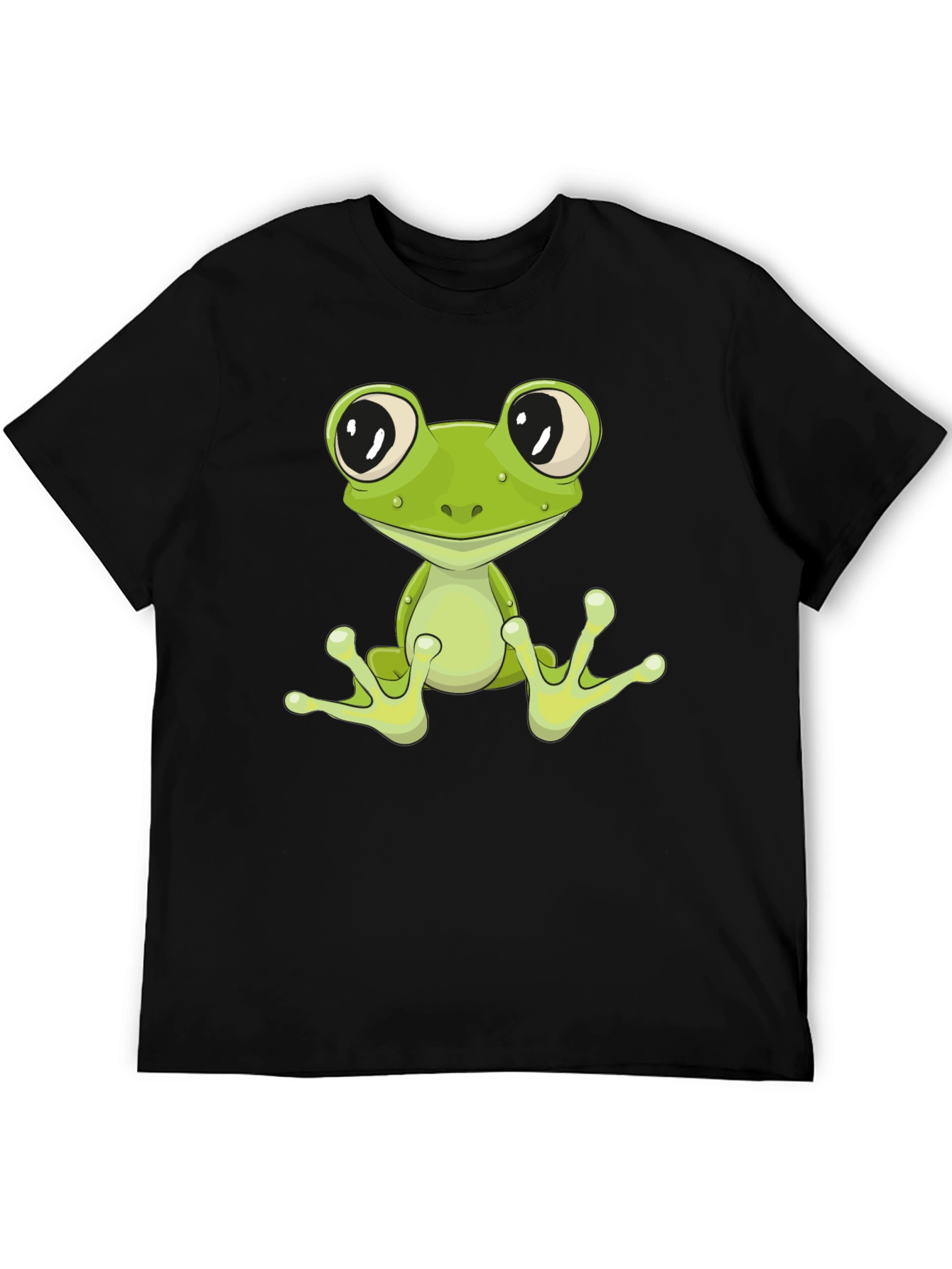 Frog Graphic Tee - Cool Cartoon Animal T-Shirt