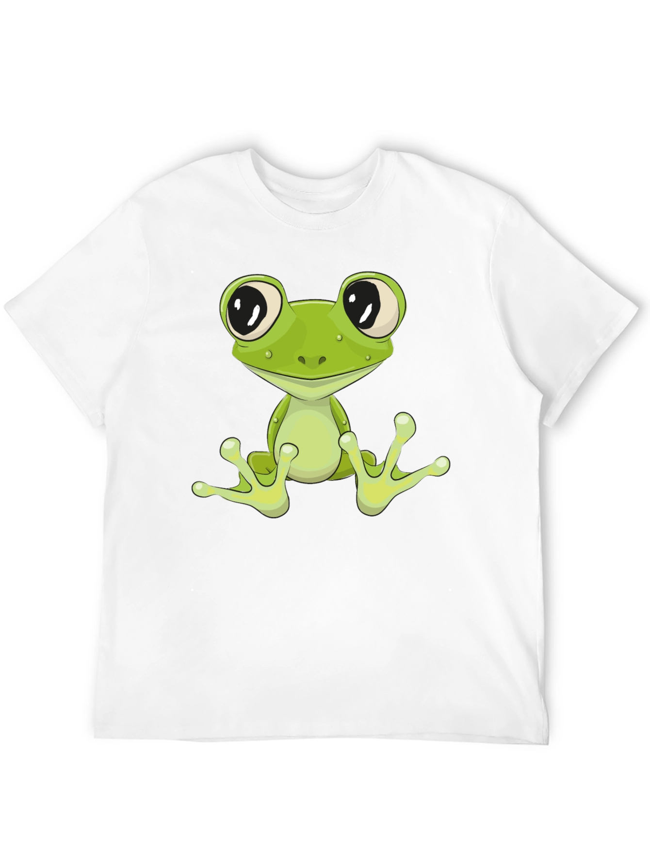 Frog Graphic Tee - Cool Cartoon Animal T-Shirt