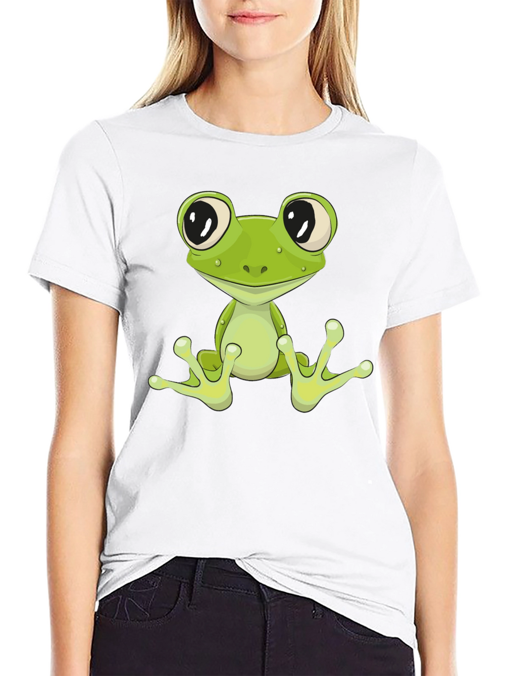 Frog Graphic Tee - Cool Cartoon Animal T-Shirt