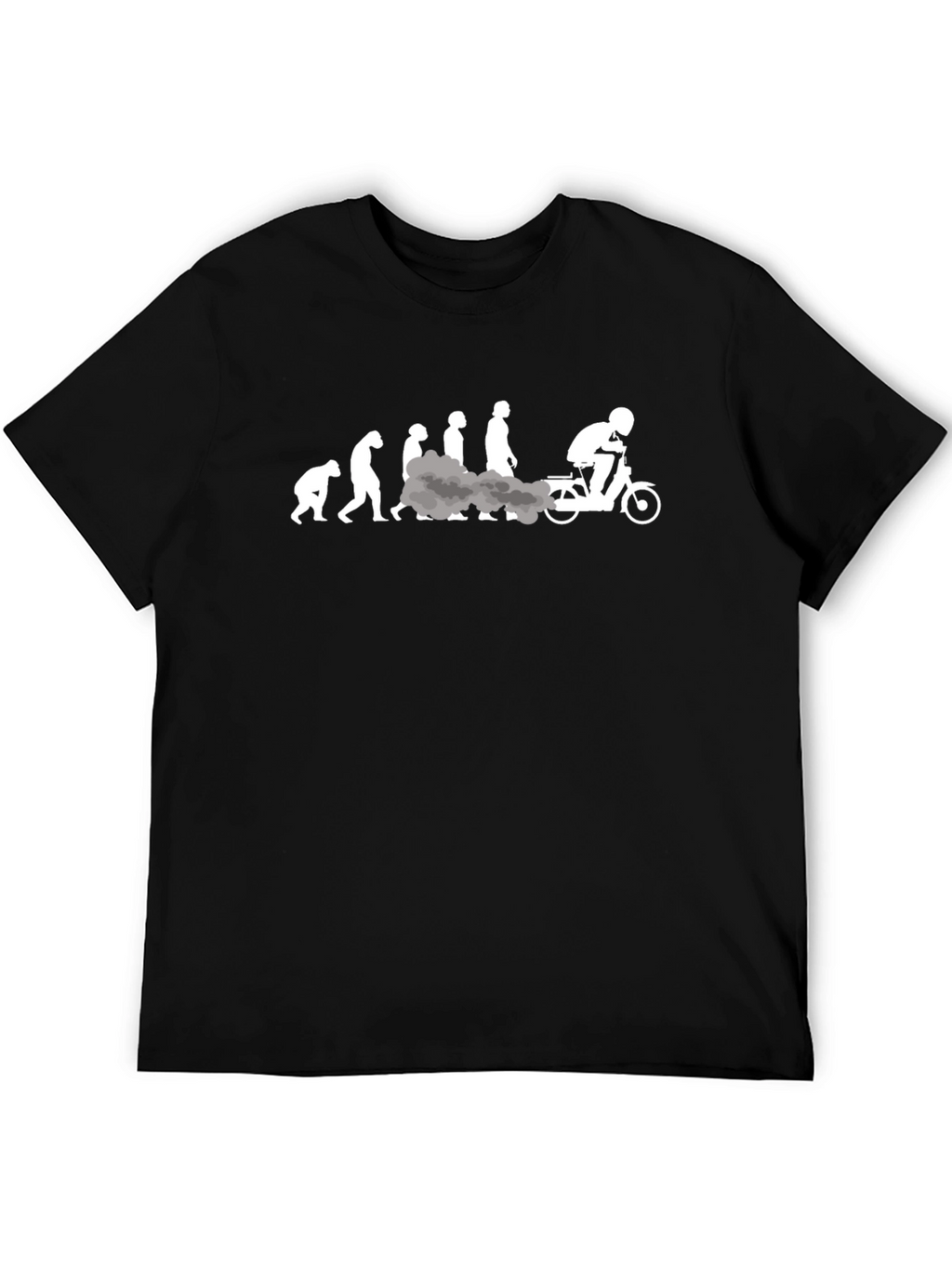 Evolution Moped T-Shirt: Human to Rider