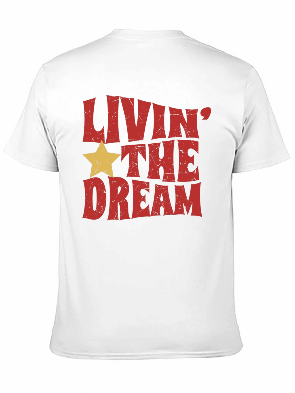 Livin the Dream Graphic Tee - Retro Style