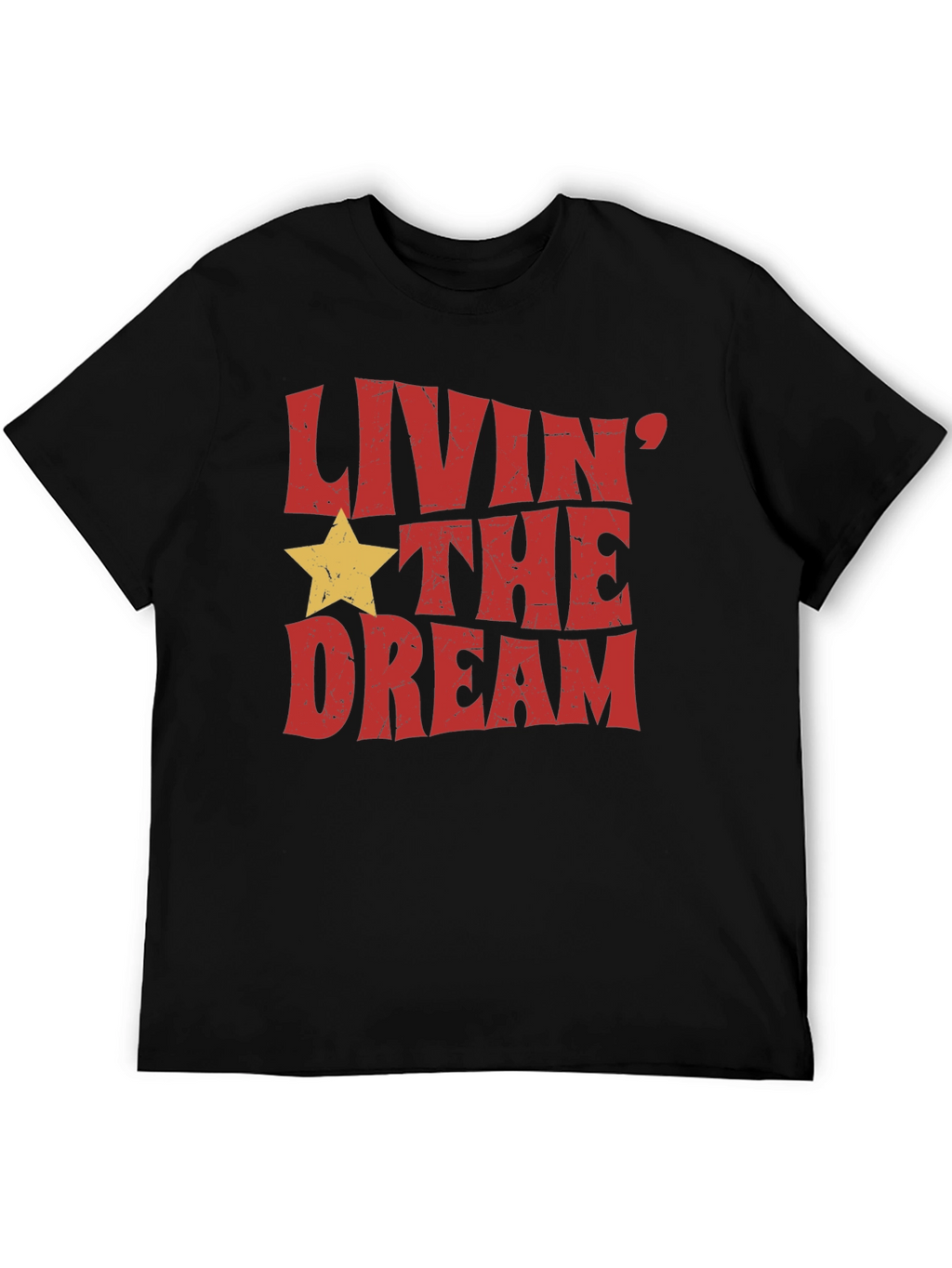 Livin the Dream Graphic Tee - Retro Style