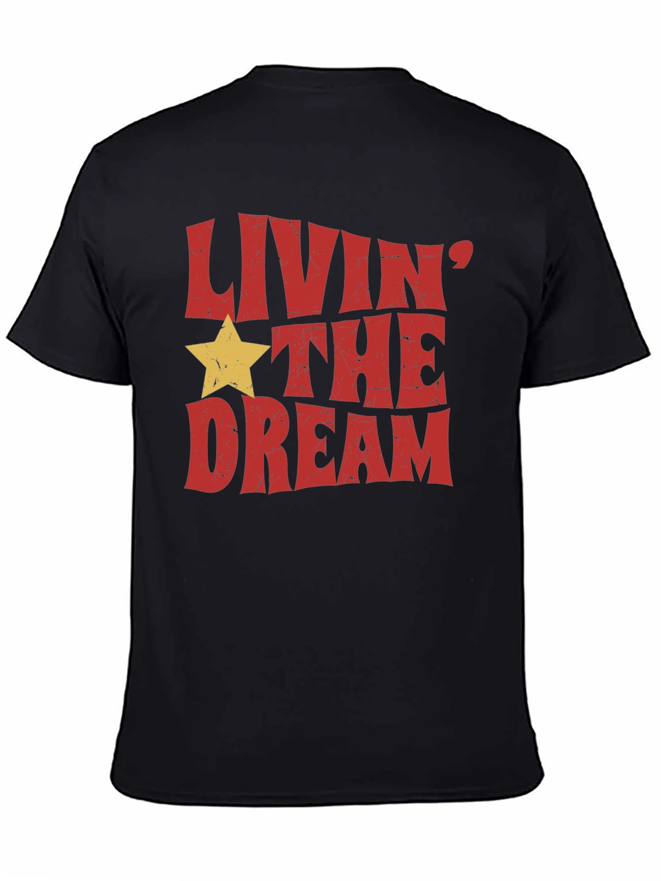 Livin the Dream Graphic Tee - Retro Style