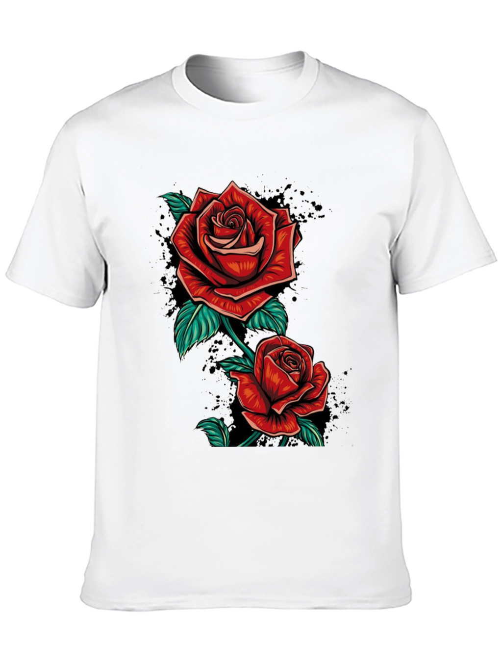 Rose T-Shirt - Floral Graphic Tee
