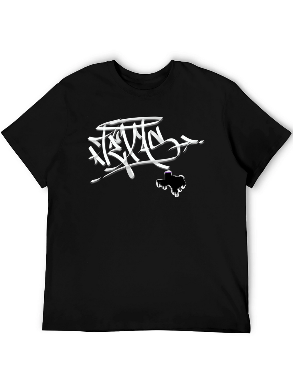 Texas Drip Graphic T-Shirt - Stylish Black Tee