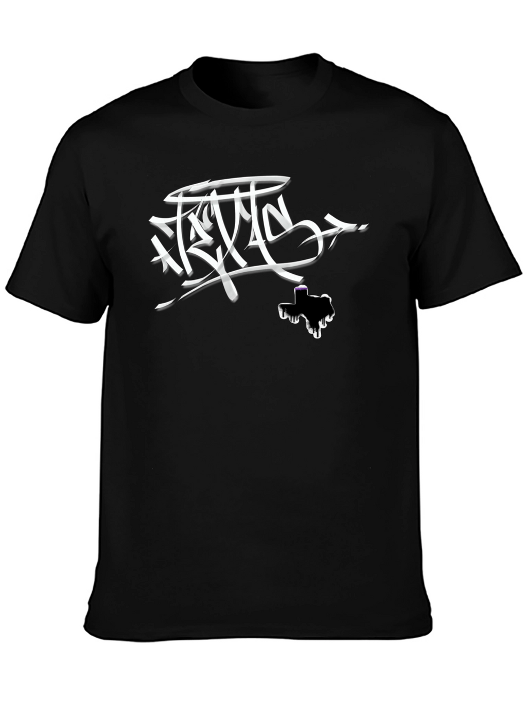 Texas Drip Graphic T-Shirt - Stylish Black Tee