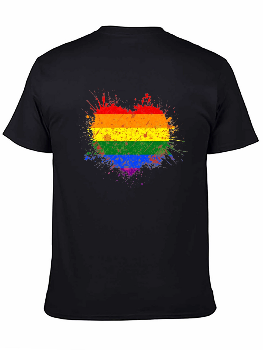 Pride Heart Splatter T-Shirt