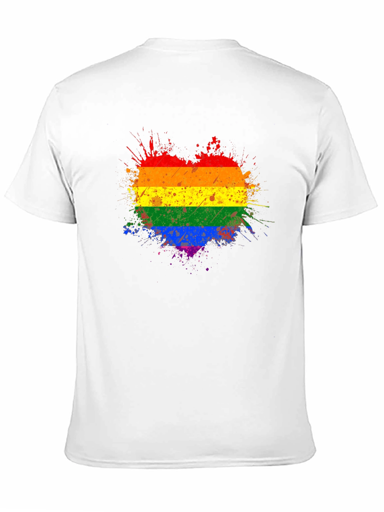 Pride Heart Splatter T-Shirt