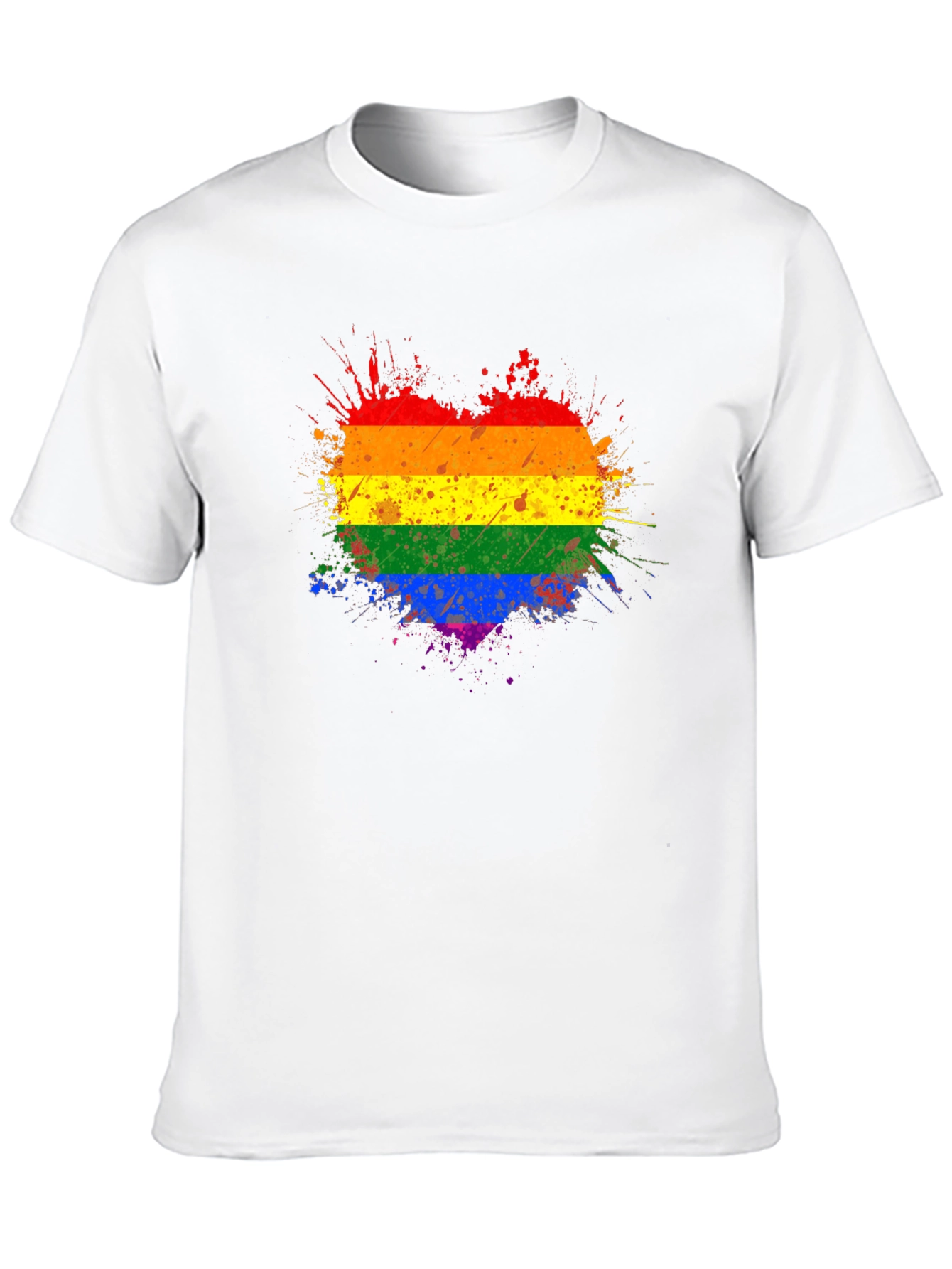 Pride Heart Splatter T-Shirt
