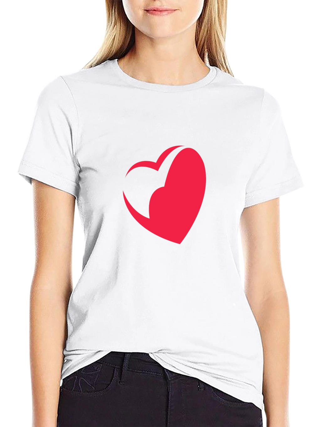 Heart Graphic Tee - Modern Style