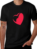 Heart Graphic Tee - Modern Style