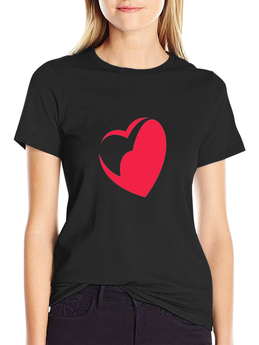 Heart Graphic Tee - Modern Style
