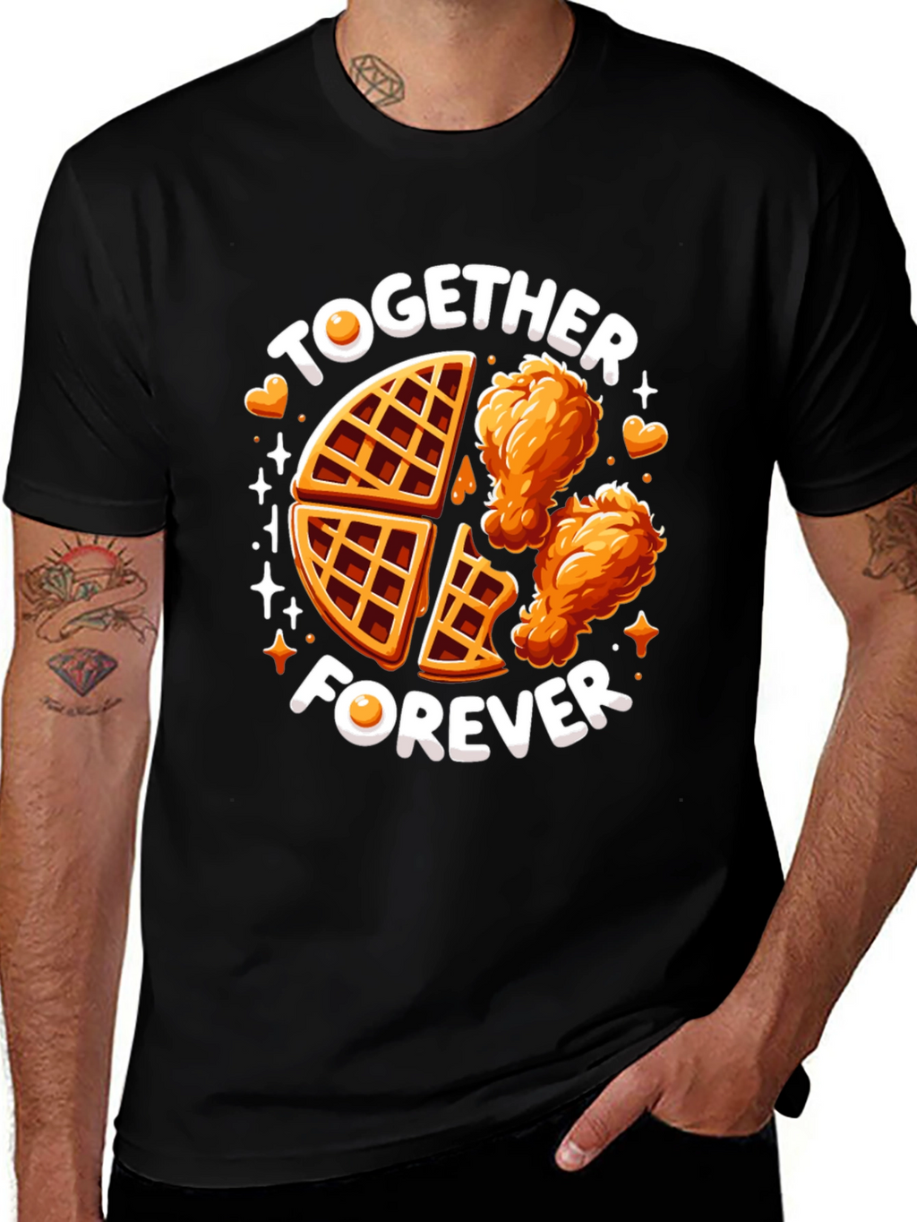 Chicken and Waffles Forever Graphic Tee