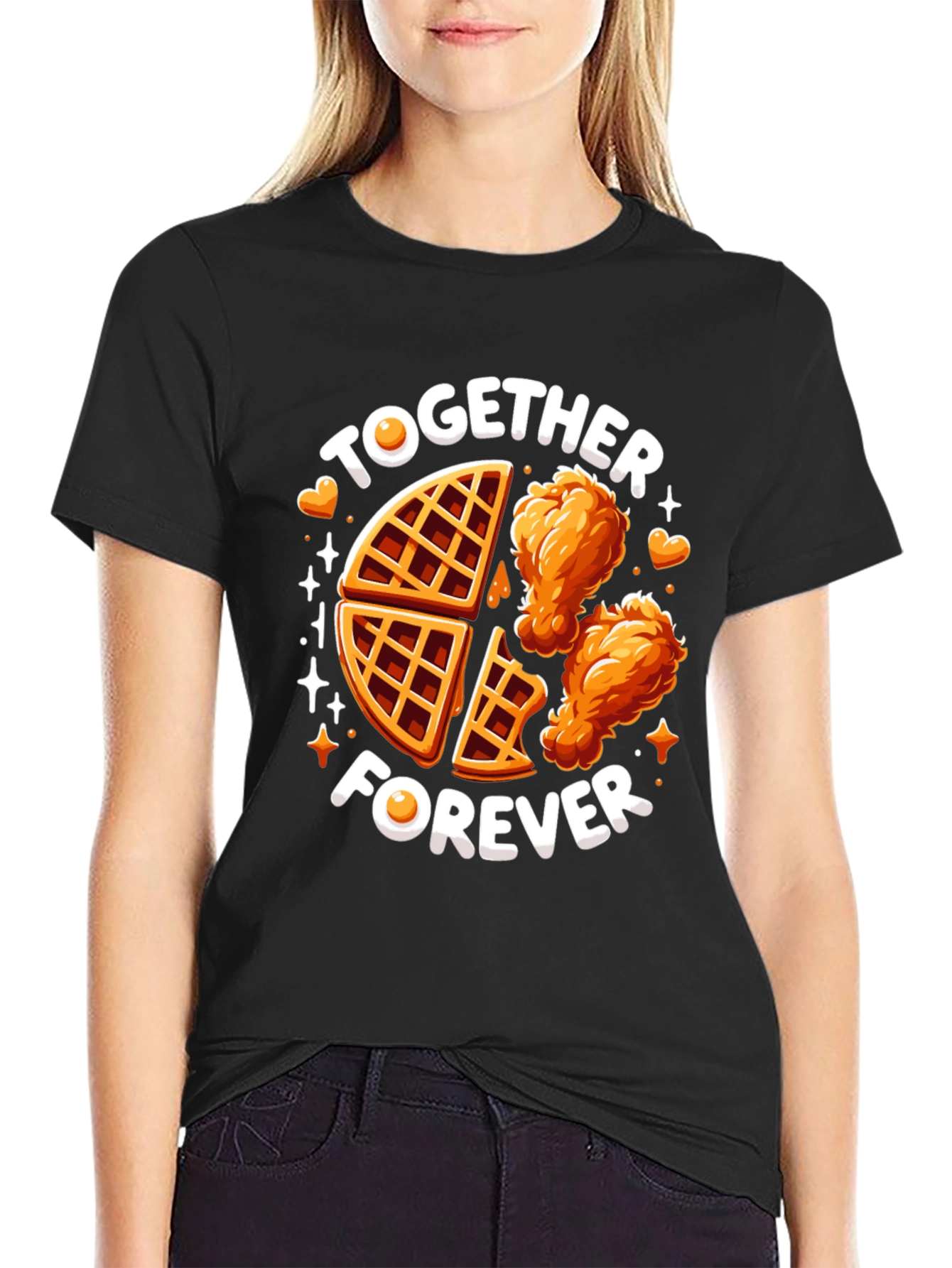 Chicken and Waffles Forever Graphic Tee