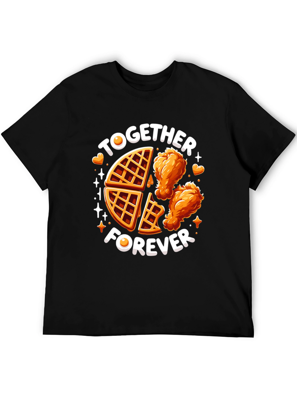 Chicken and Waffles Forever Graphic Tee