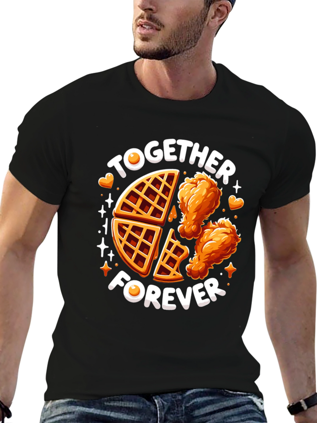Chicken and Waffles Forever Graphic Tee