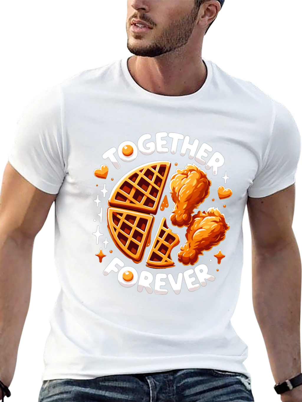 Chicken and Waffles Forever Graphic Tee