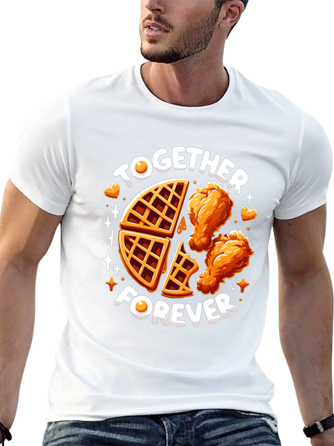 Chicken and Waffles Forever Graphic Tee