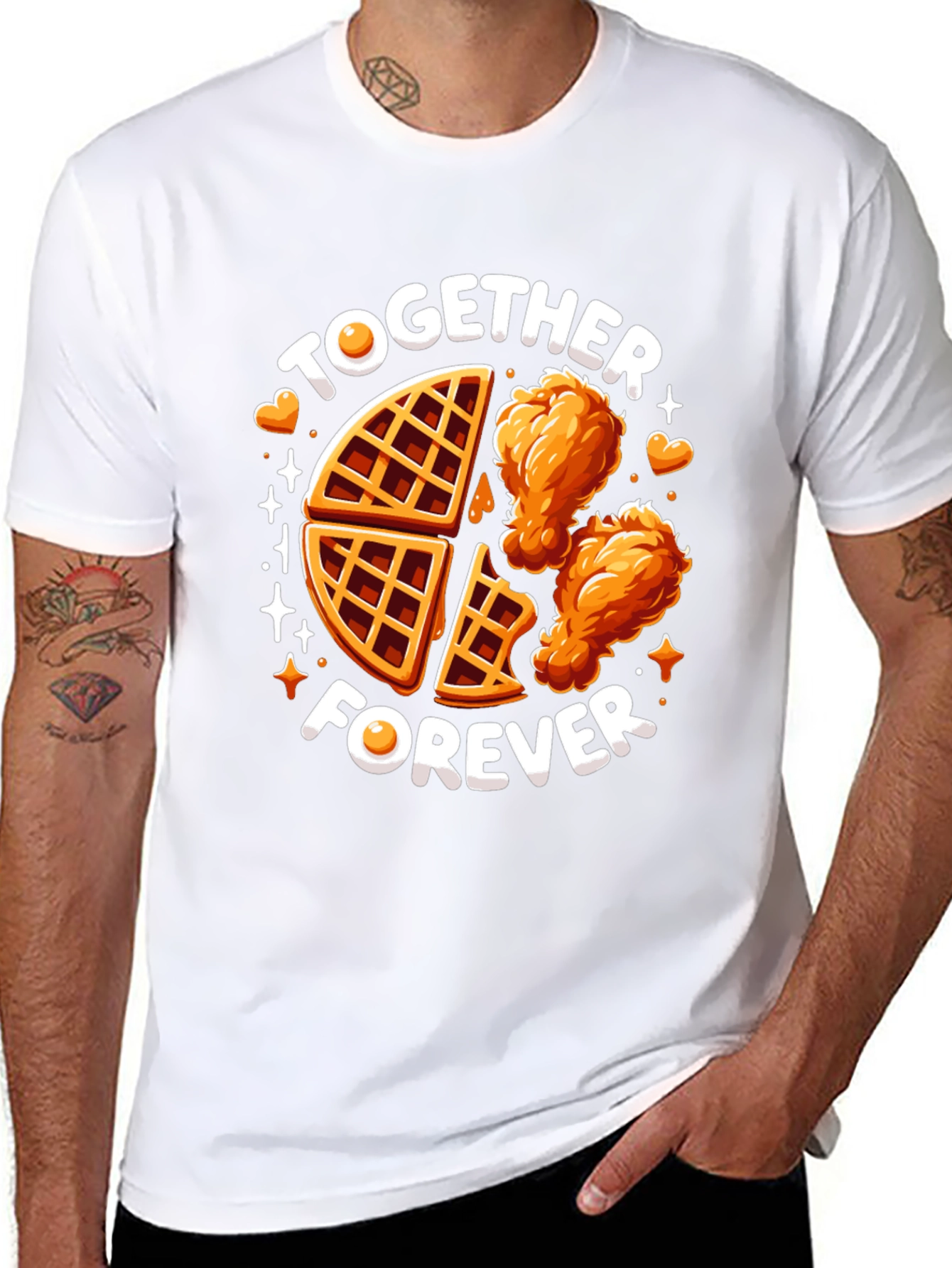 Chicken and Waffles Forever Graphic Tee