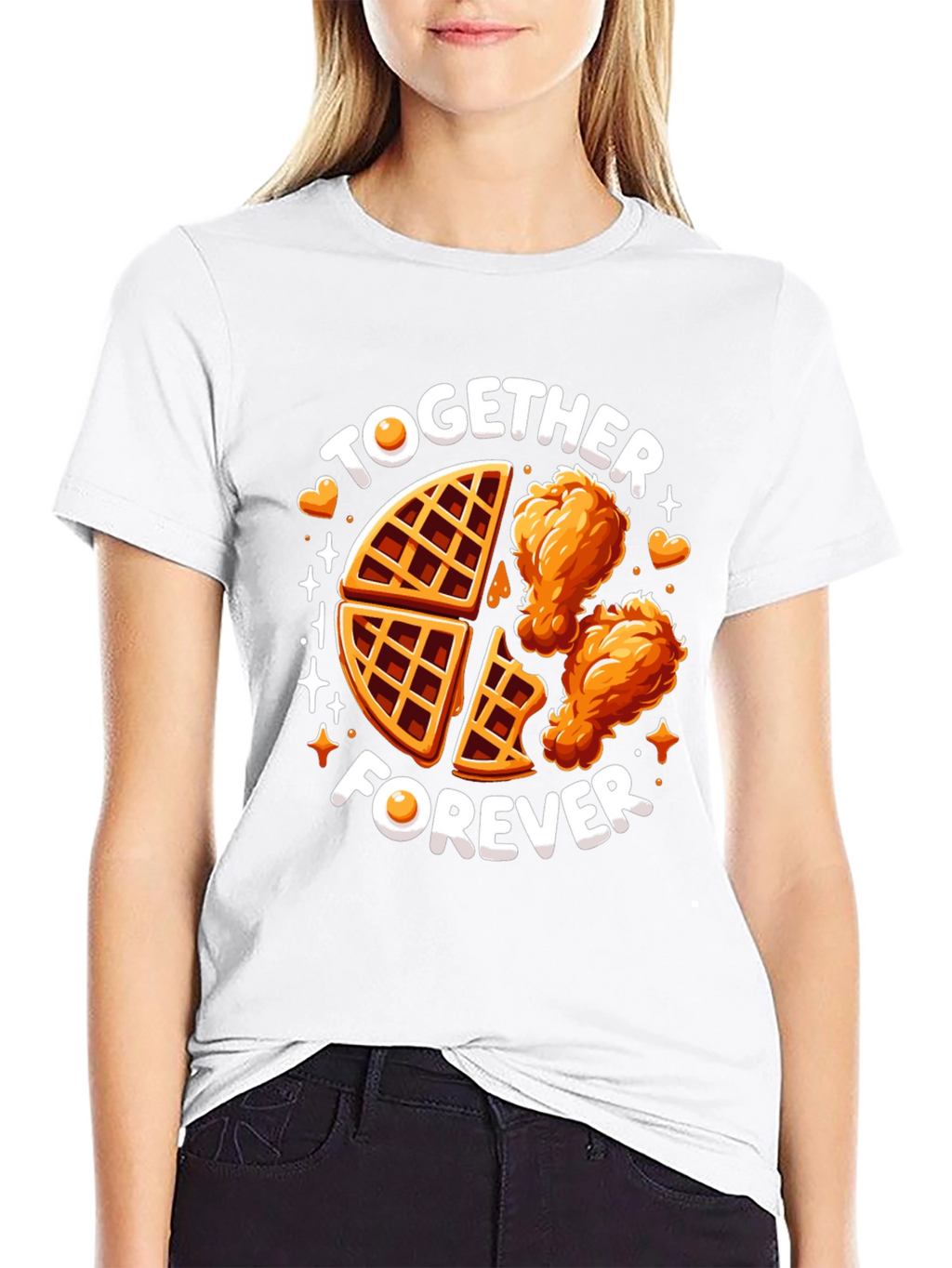 Chicken and Waffles Forever Graphic Tee
