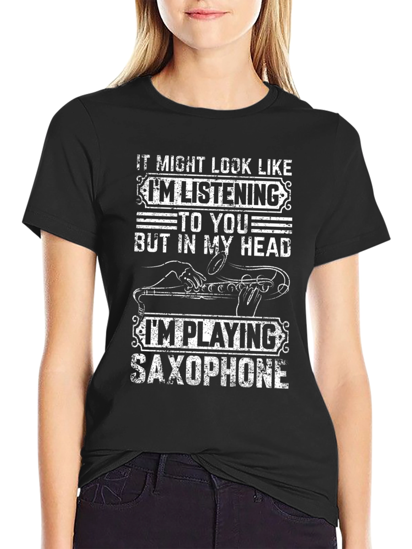 Saxophone Player T-Shirt: Im Playing Saxophone