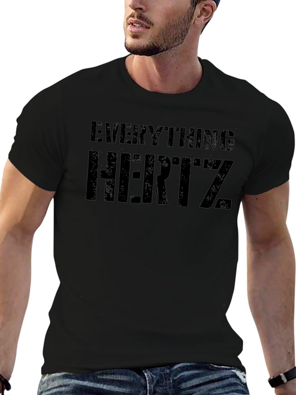 Everything Hertz T-Shirt - Black Graphic Tee