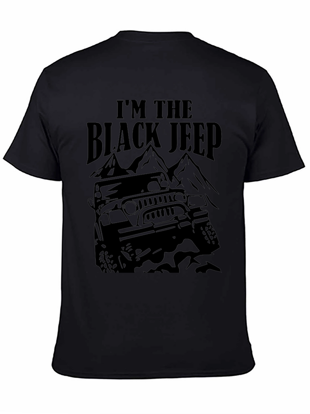 Im The Black Jeep Graphic T-Shirt