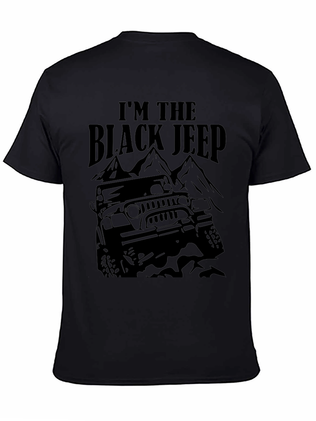 Im The Black Jeep Graphic T-Shirt