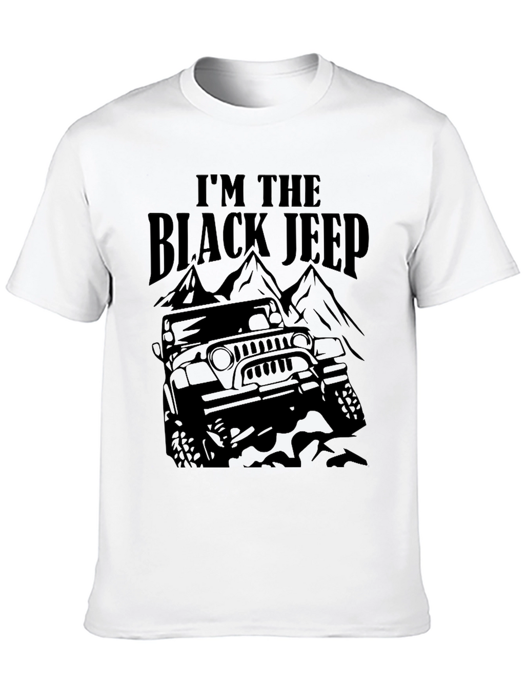 Im The Black Jeep Graphic T-Shirt