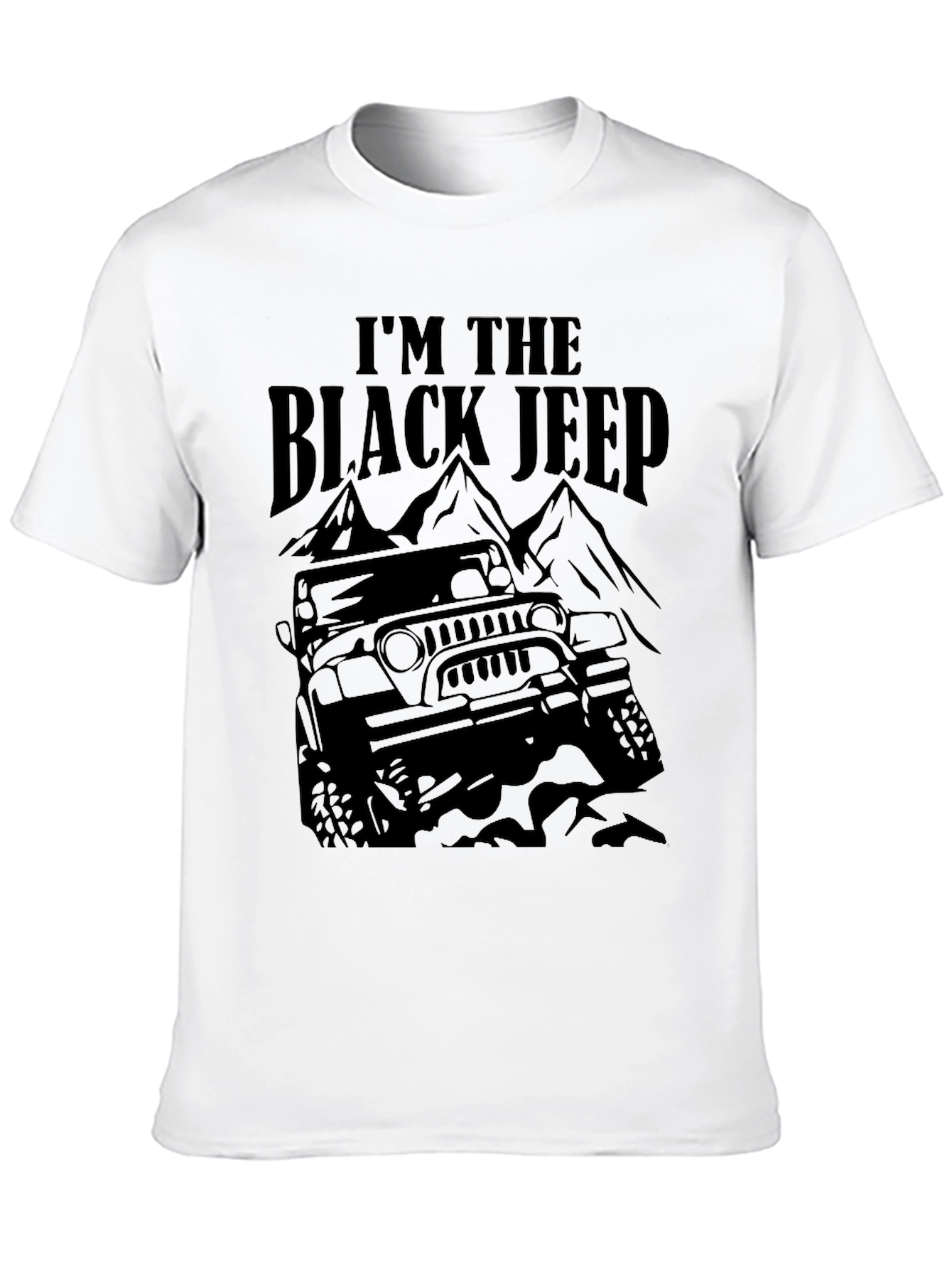 Im The Black Jeep Graphic T-Shirt