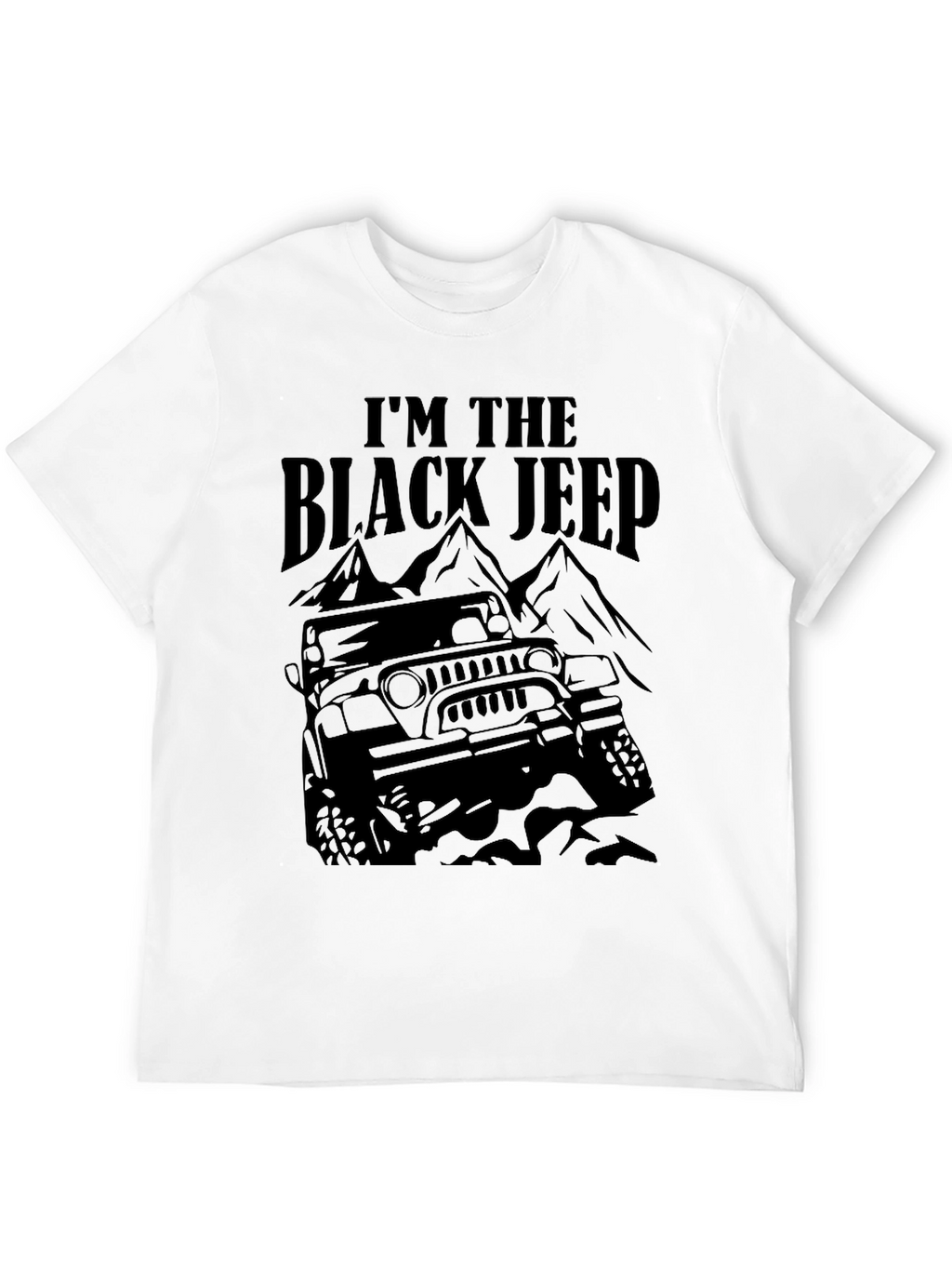 Im The Black Jeep Graphic T-Shirt