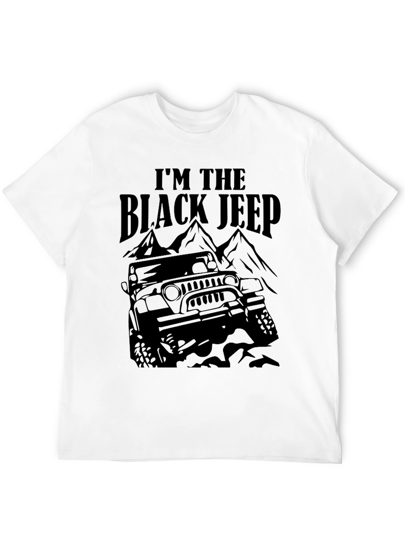 Im The Black Jeep Graphic T-Shirt