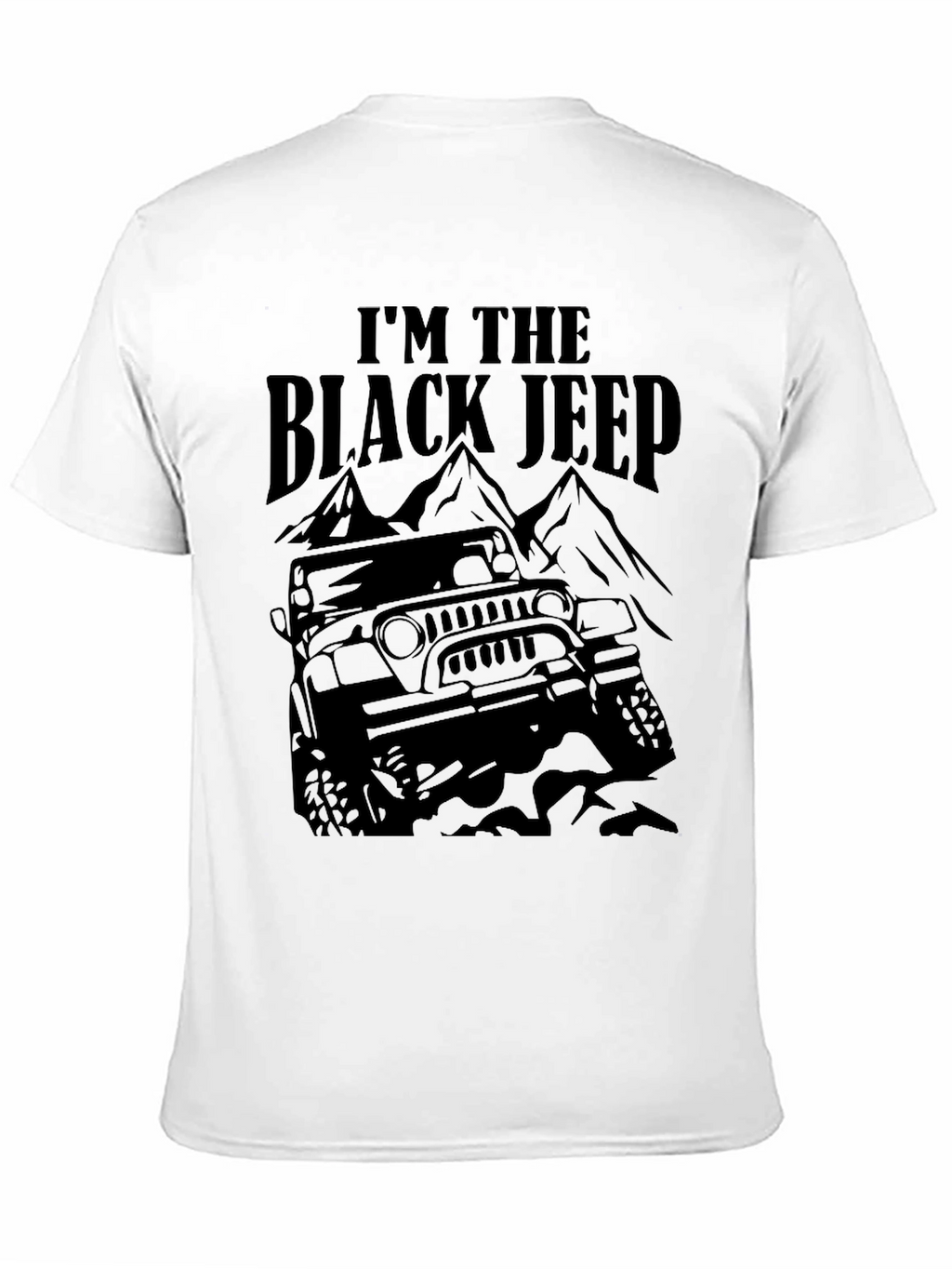 Im The Black Jeep Graphic T-Shirt