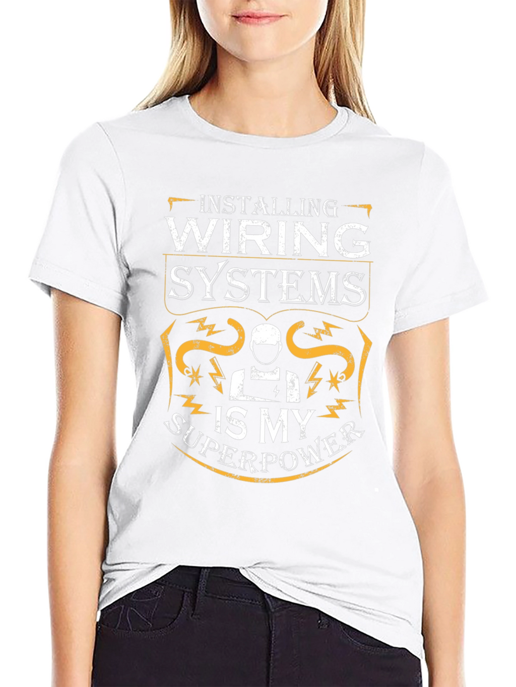 Installing Wiring Systems Superpower T-Shirt