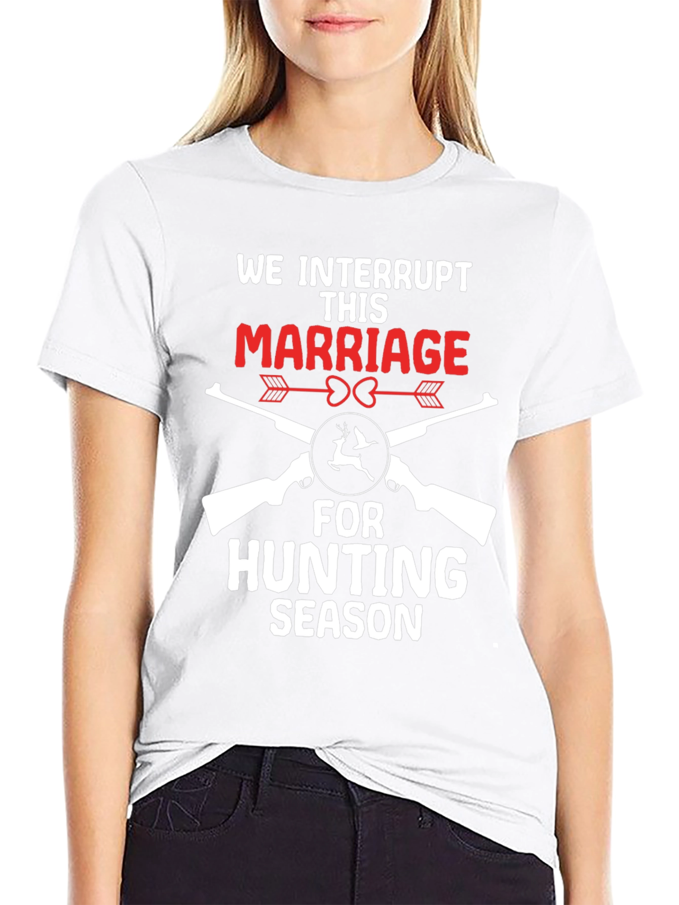 Funny Hunting Season Marriage T-Shirt