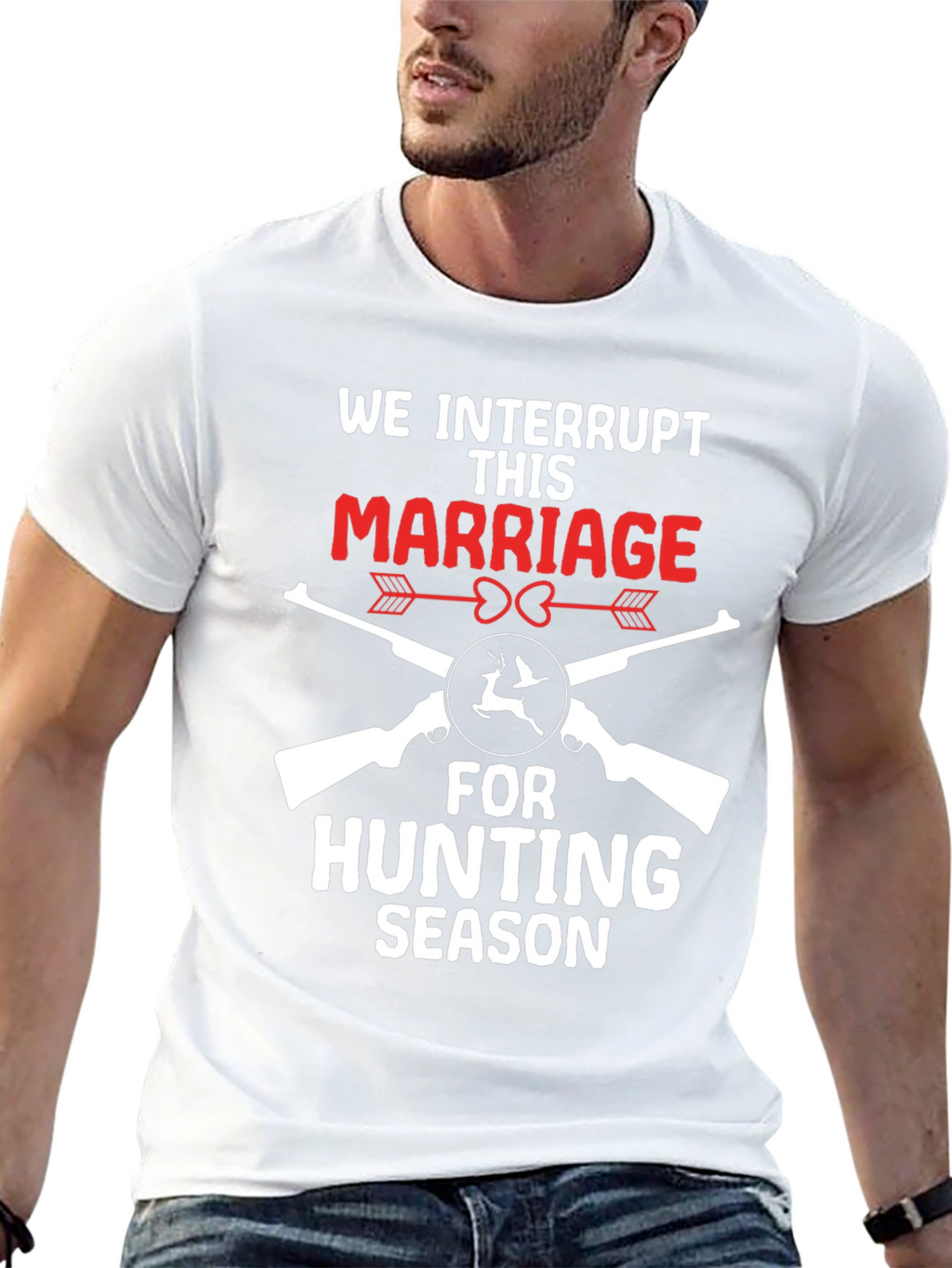 Funny Hunting Season Marriage T-Shirt