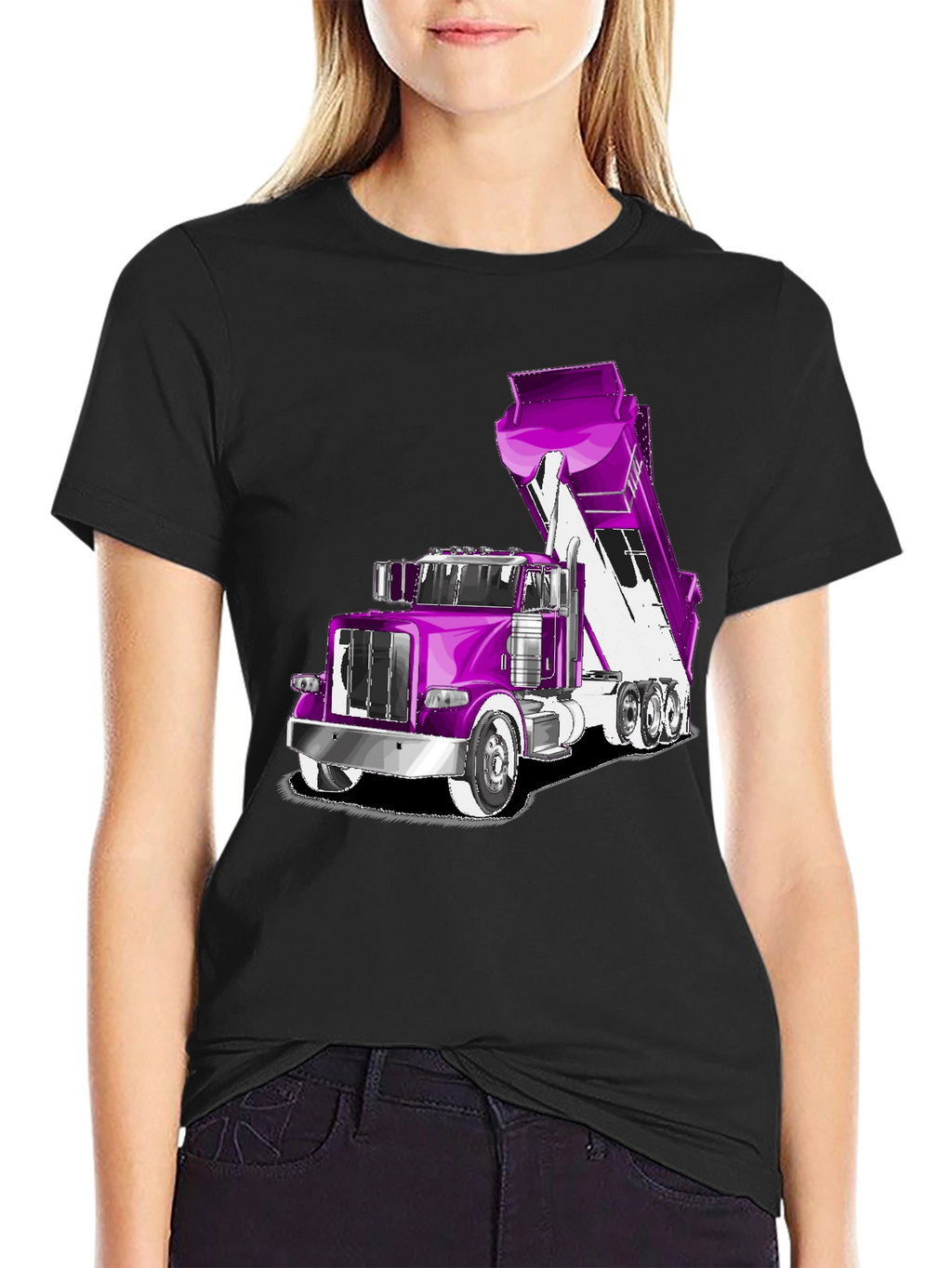Truck Graphic T-Shirt - Black