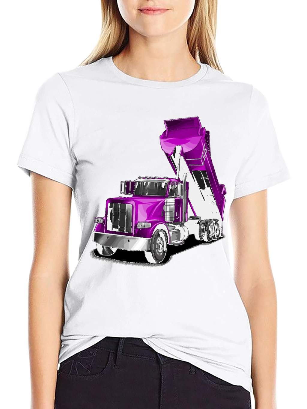 Truck Graphic T-Shirt - Black